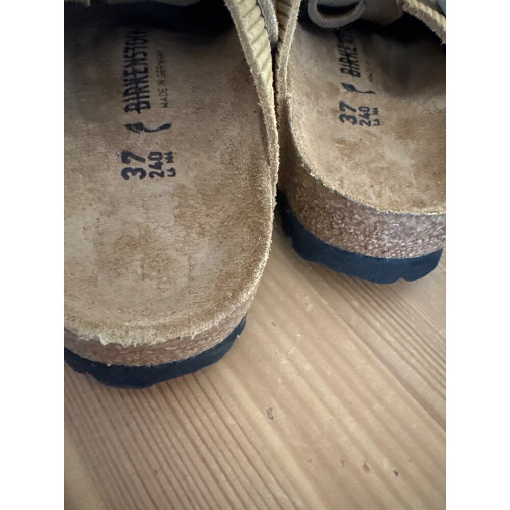 Birkenstock Boston Suede Embossed Corduroy Clog Mule EU 37 US Women 6 Men 4 NEW - Picture 7 of 7